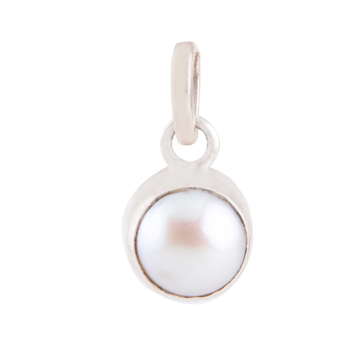 Pearl Pendant in 925 Silver | Natural & Certified |  Unisex Both for Men & Women