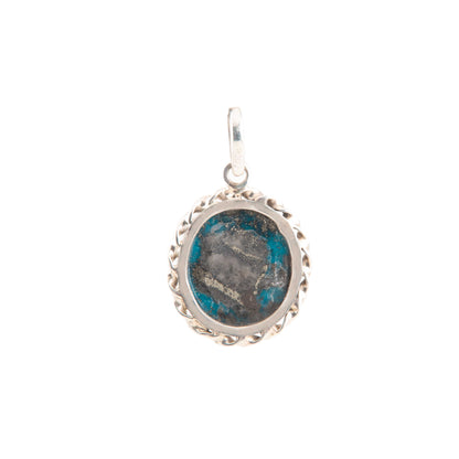 Turquoise (Firoza) Pendant in 925 Silver - 38.95 Carat | Natural & Certified |  Unisex Both for Men & Women