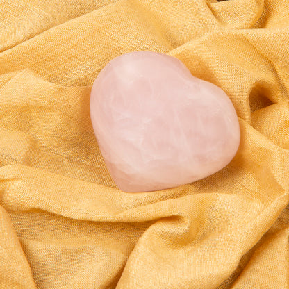 Heart Shaped Rose Quartz Crystal